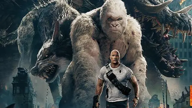 Review Film: Rampage, Saat The Rock Berhadapan dengan Gorila Ngamuk
