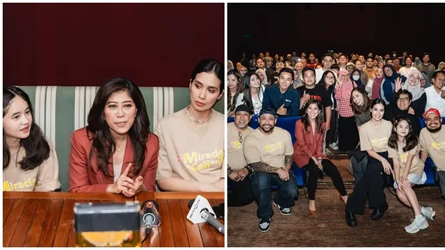 6 Potret Menkomdigi Meutya Hafid Nobar Film 2nd Miracle in Cell No. 7 Bareng Pemain